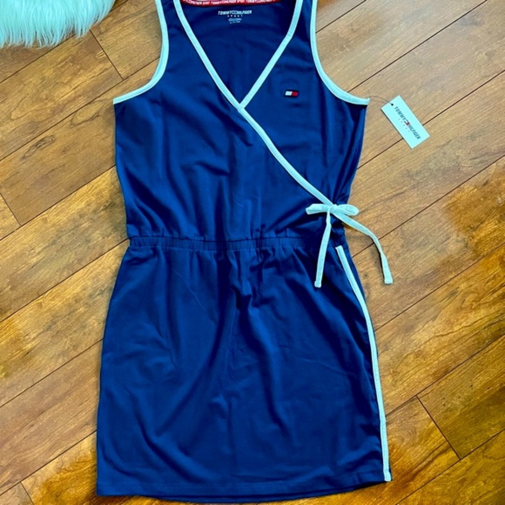 NWT Tommy Hilfiger Sport Navy Blue Sleeveless Dress - Size S